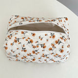 KOSMETIKTASKE YELLOW FLORAL - SMALL