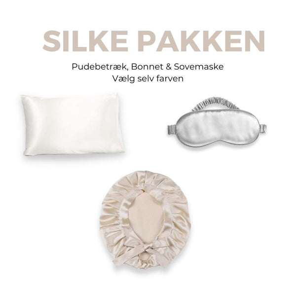SILKE PAKKEN | Pudebetræk, Bonnet & Sovemaske
