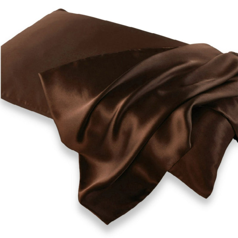 silke pudebetræk brun