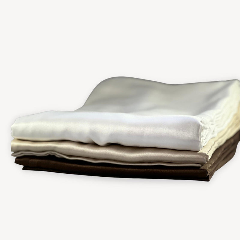 Silke sengetøj beige