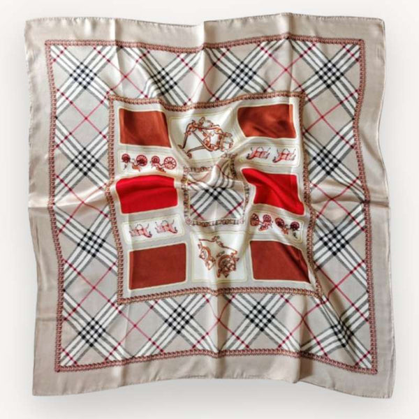 silke tørklæde 90x90